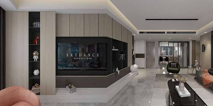 深夜先生s-现代风格--装修设计方案