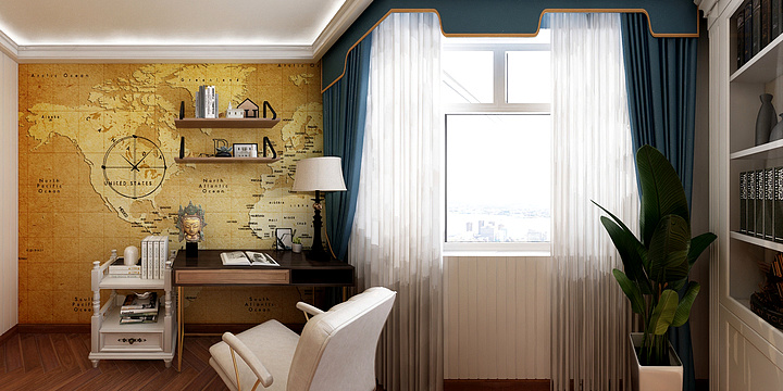 rose天堂设计沙龙-酷家乐旭辉珺悦府C户-温度℃-装修设计方案