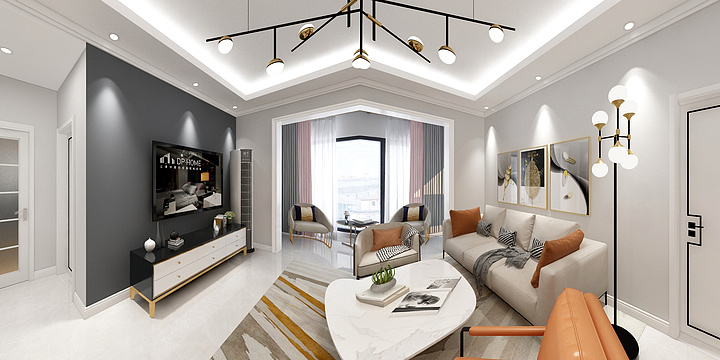 大空间装饰-叙永2栋李女士-装修设计方案