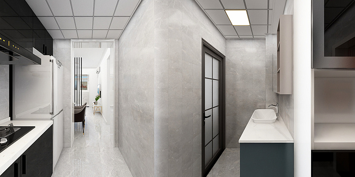 设计师DRH-五福巷 全景图-装修设计方案