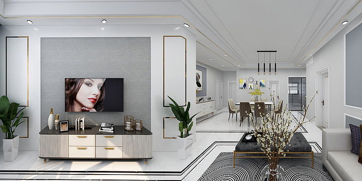 世间风物论自由-东方时代广场美式-装修设计方案