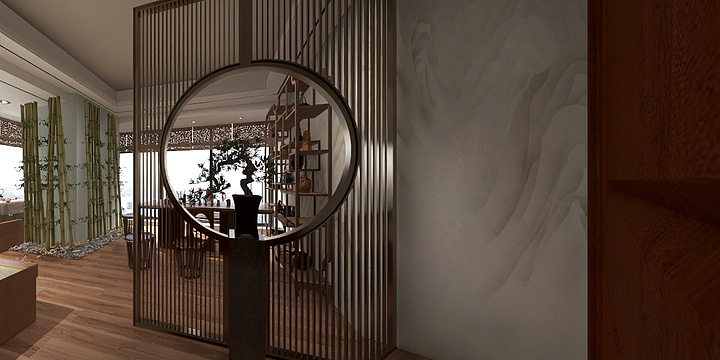 ZWY华u-茶室-装修设计方案