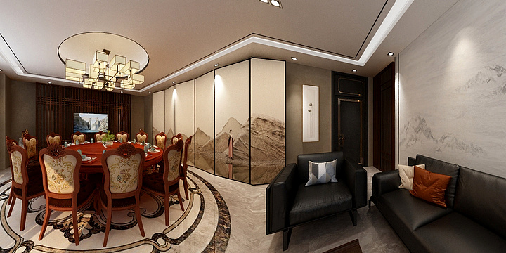 小刘i-烟草公司食堂(1)-装修设计方案