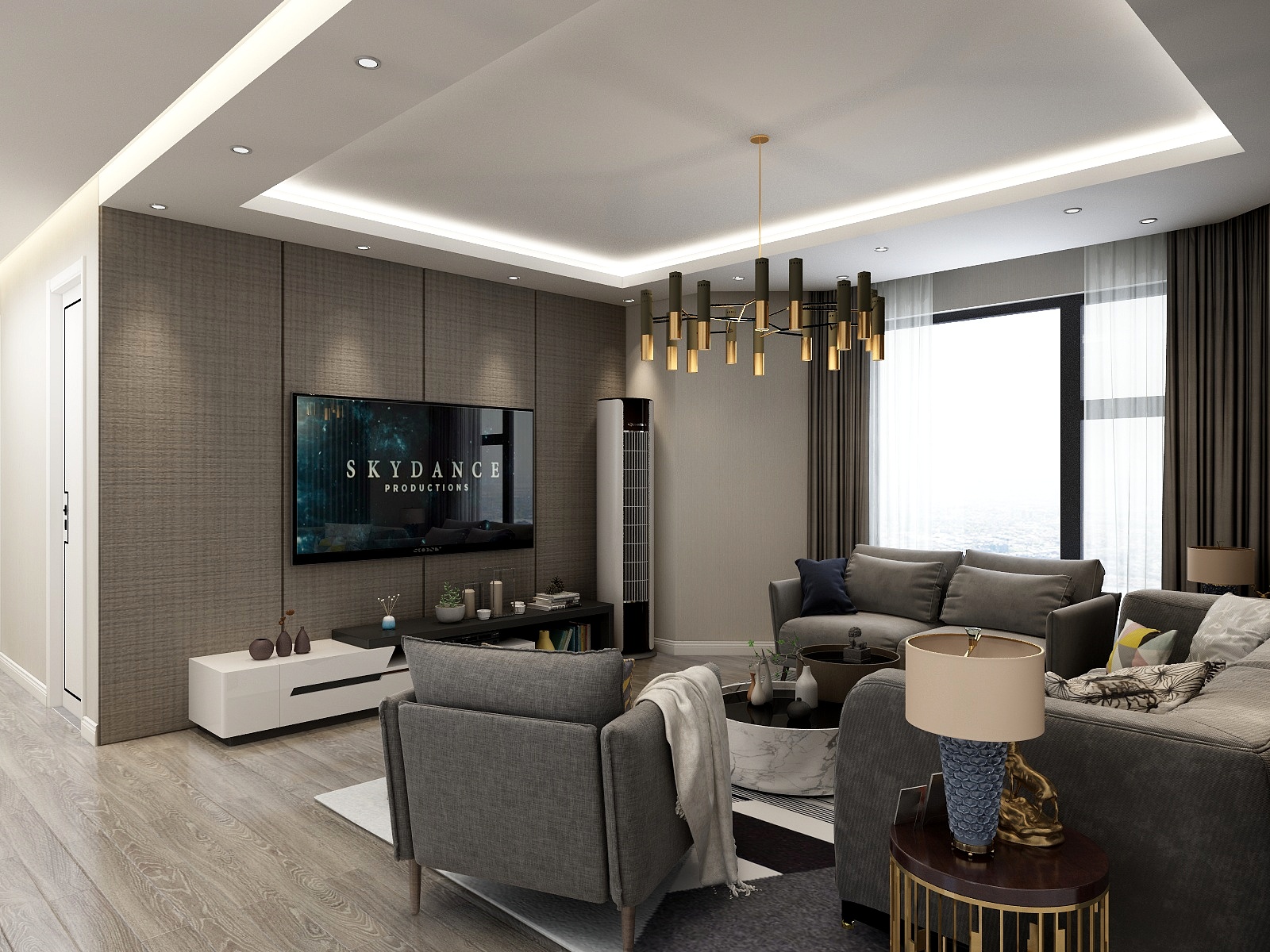 包猛-伊利雅特湾一层-装修设计方案