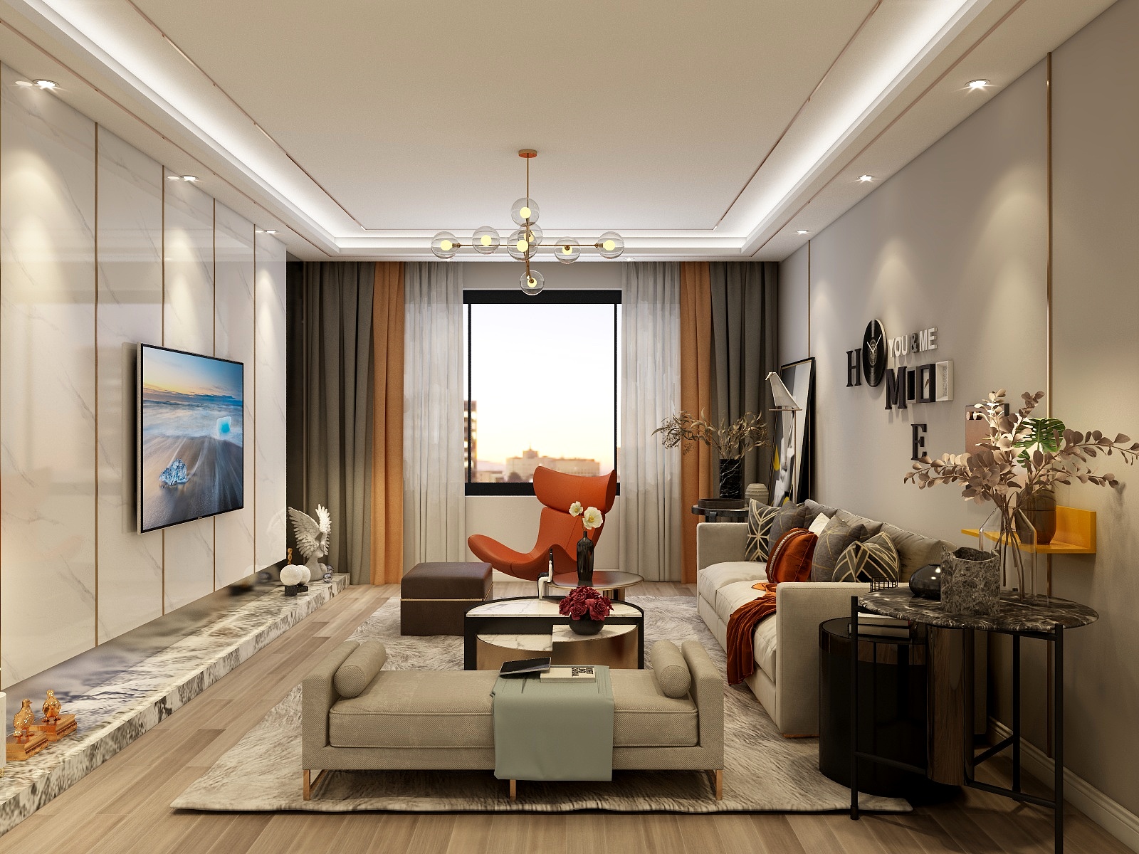 何文涛-天正C区李女士雅宅-装修设计方案