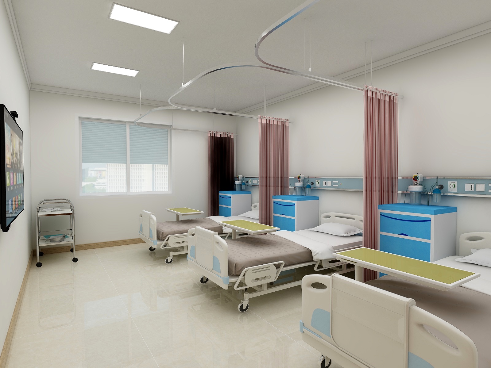 老剑设计-市医院住院楼3楼改造_recov-装修设计方案