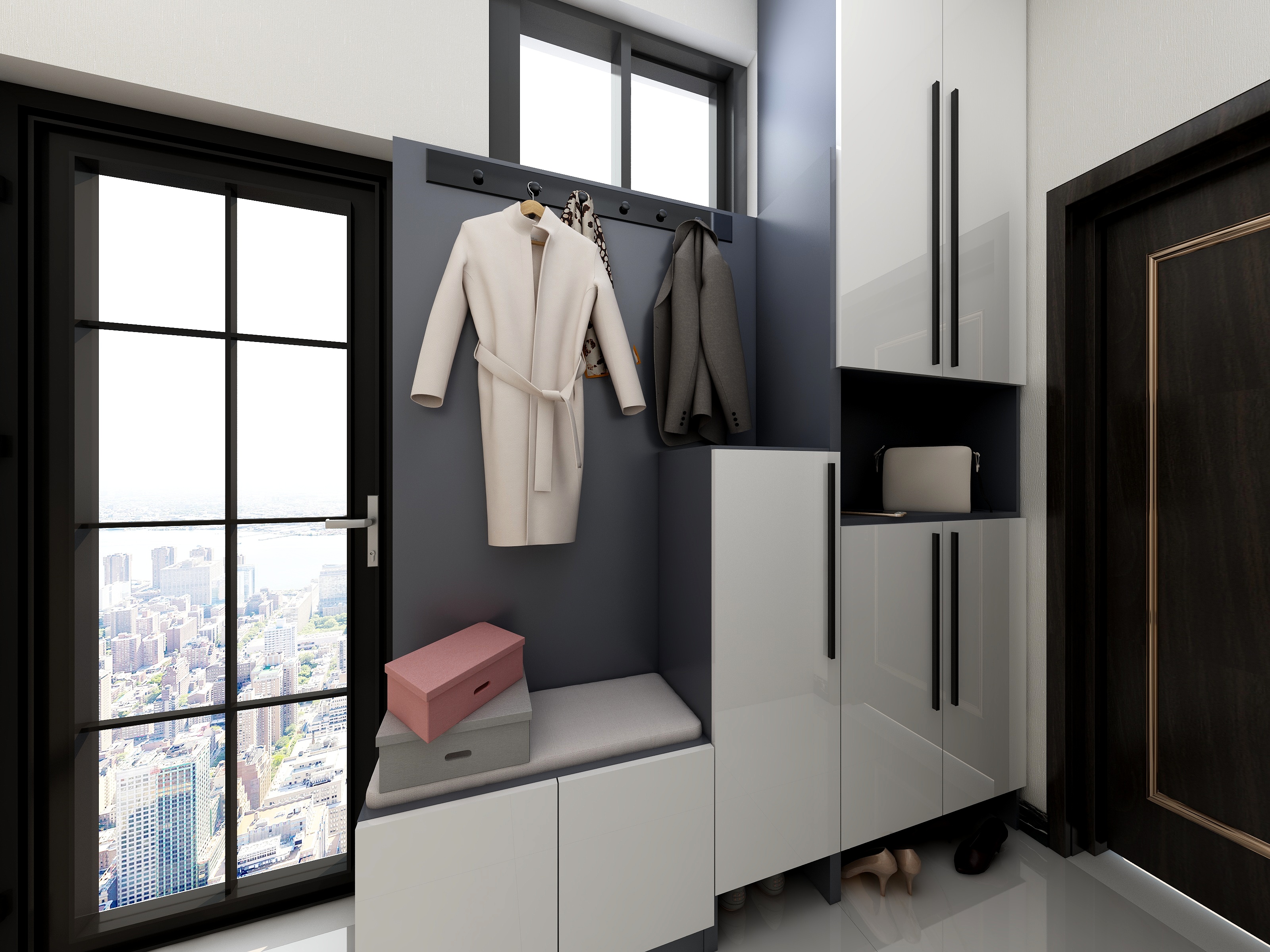 Tiffny设计师-新惠街鞋柜-装修设计方案