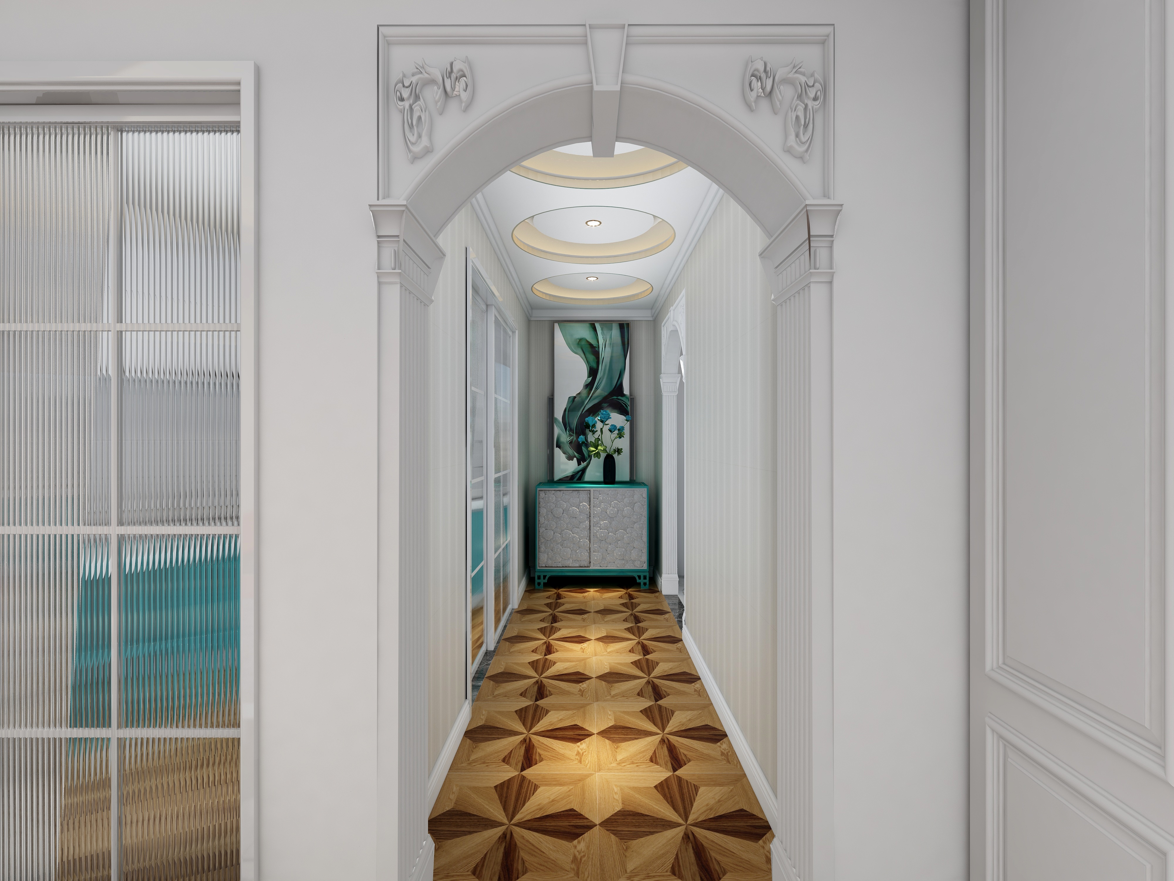 太鱼-154方混搭两居-副本-装修设计方案