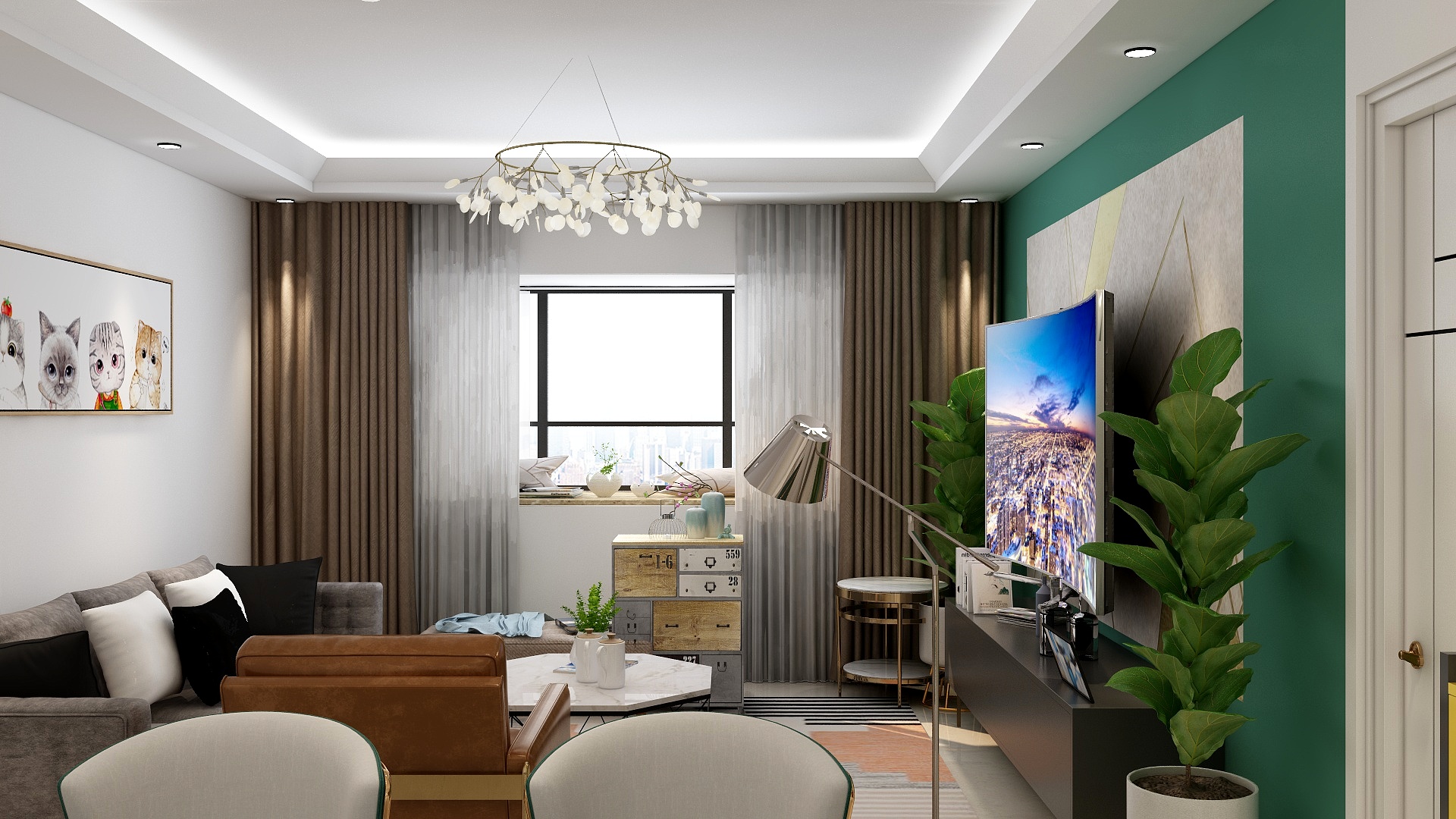 136****8545NGKw-八达岭孔雀城96平-装修设计方案