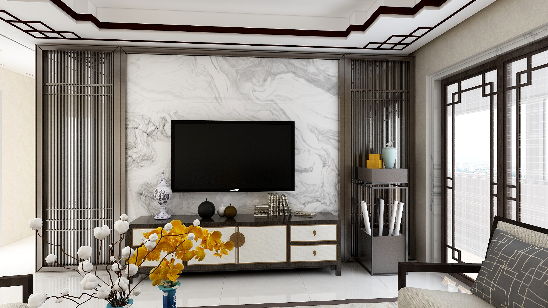 设计师的头顶有点冷-中式风格-装修设计方案