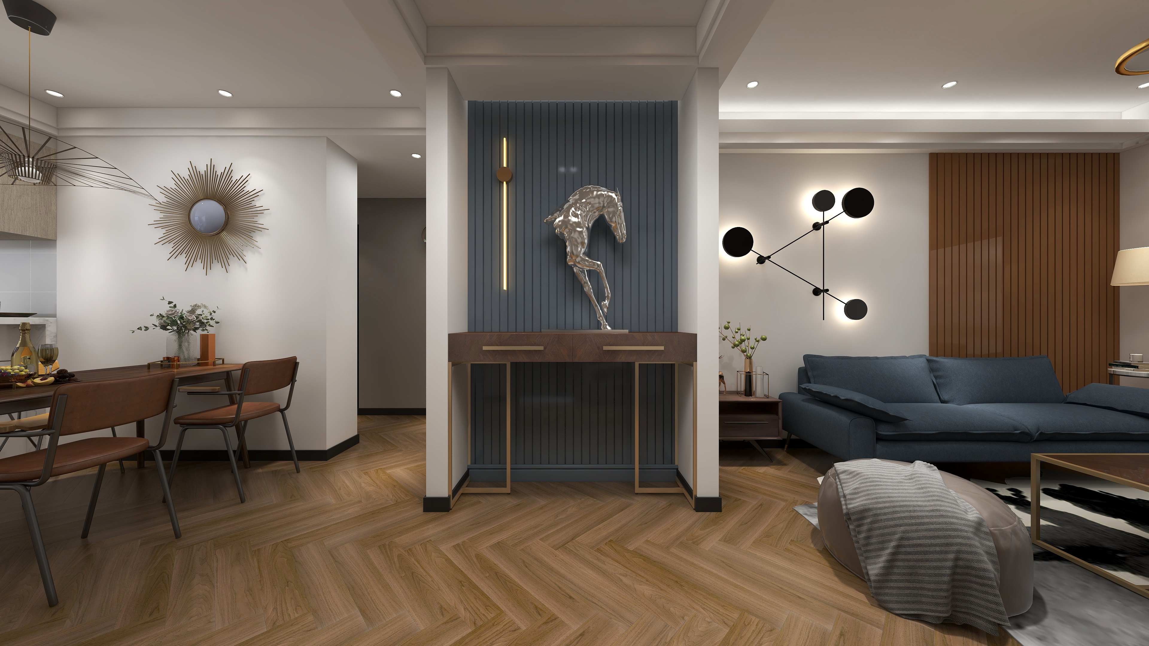 严苗灵-旭辉珺悦府C户型-110-装修设计方案