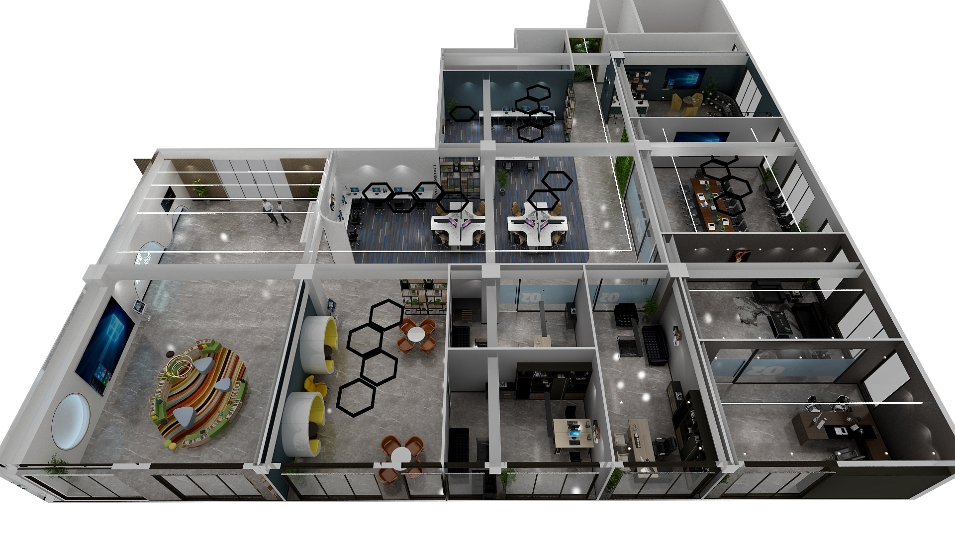 设计师孙工13061173223llXO-孙工设计--华为创新奇智办公室-装修设计方案