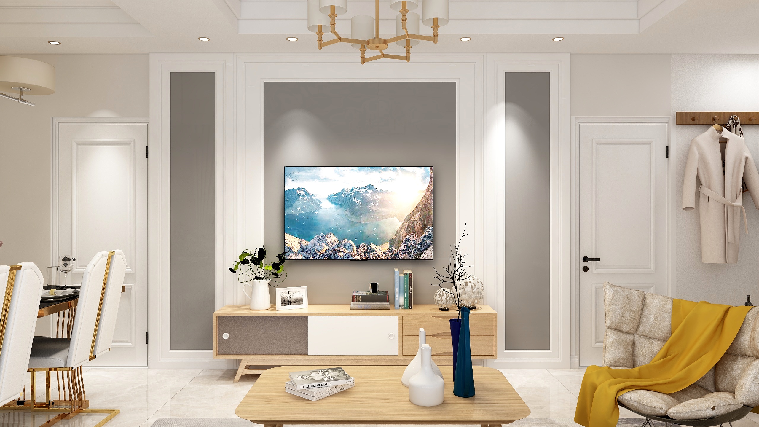 Desgin|M-瑞和园89.50㎡B户型3室2厅1卫-装修设计方案