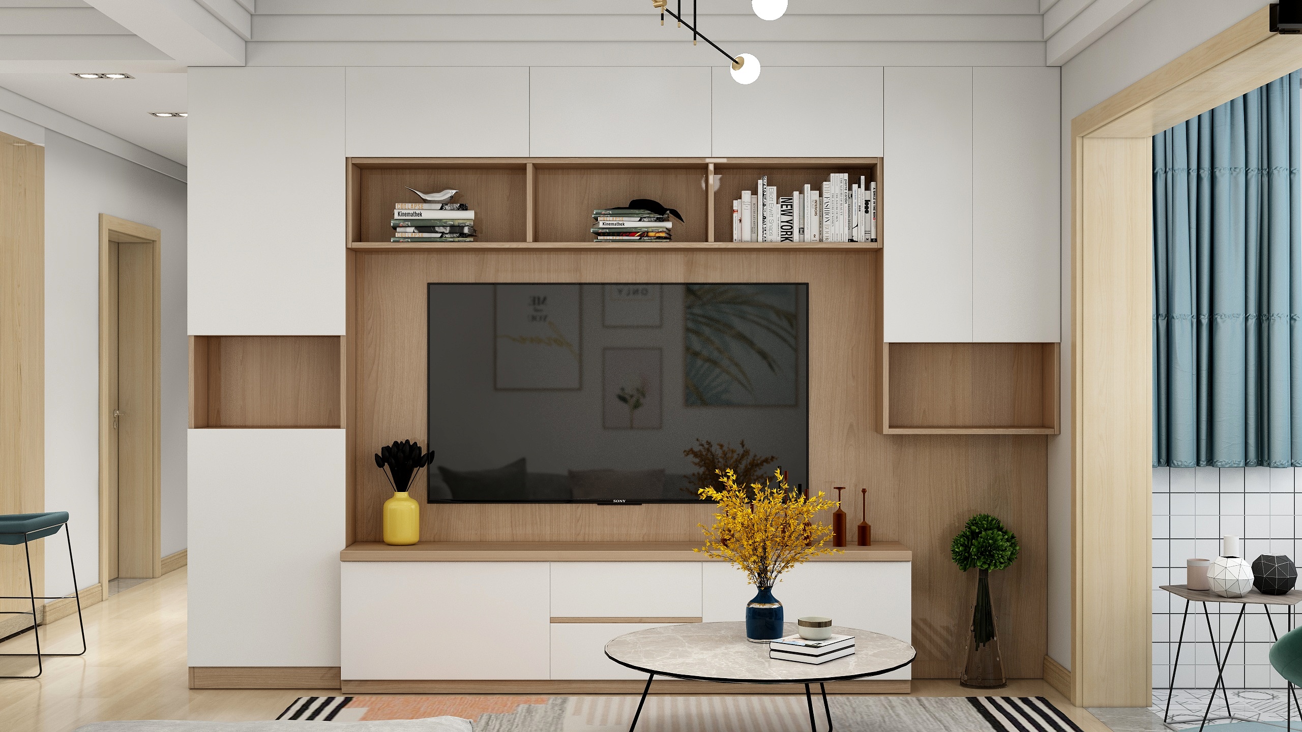 Curry丶li-德信海德公园83.00㎡A2’3室2厅1卫1厨-装修设计方案