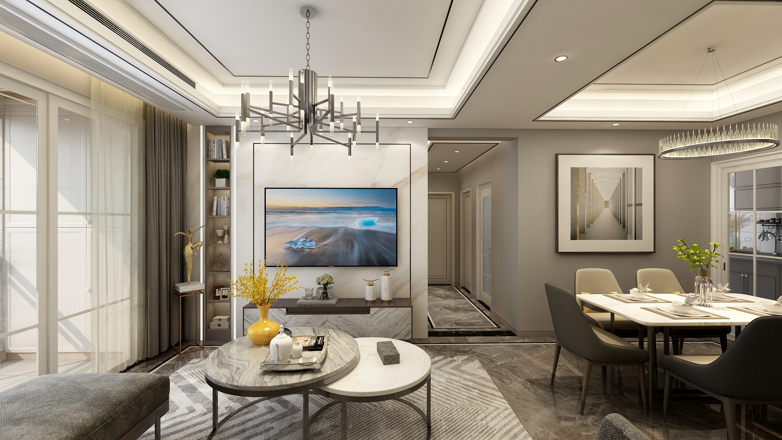 谢义杰-111方现代两居-副本-装修设计方案