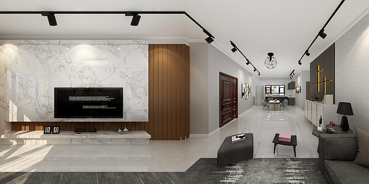 一丁设计zJDT-《淡雅》-装修设计方案