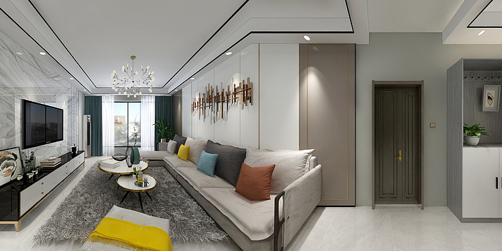 董小姐vBFr-秦都褐石公馆-装修设计方案