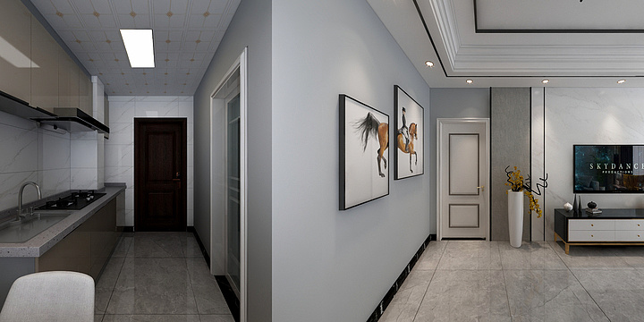 尚品宜家-现代城公寓-装修设计方案