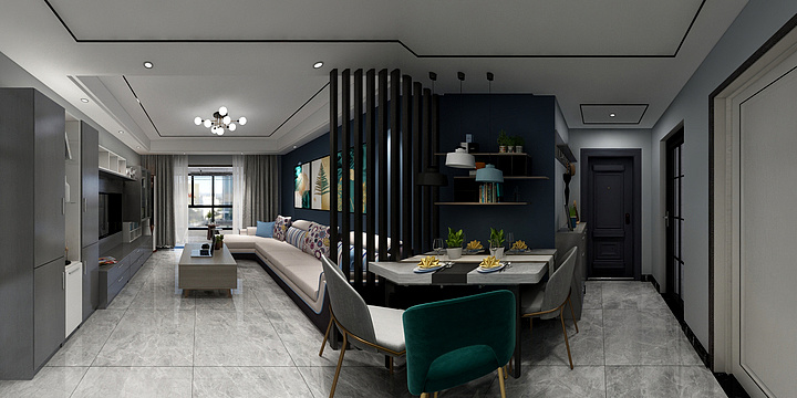 天马-风尚国际17楼东户-装修设计方案