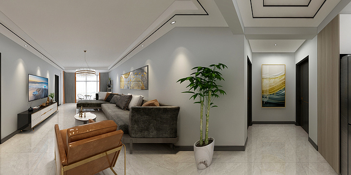 Q易柯-金辉优步湖畔115-装修设计方案