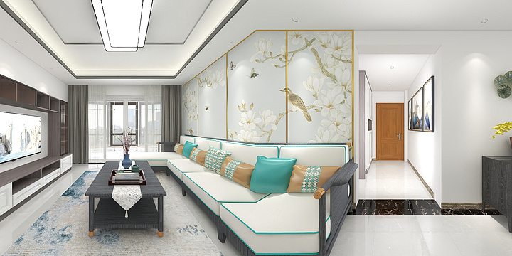 野狼9413-客餐厅空间-装修设计方案