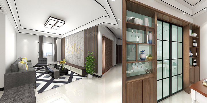 诚馨装饰有限公司尚友地板-翡翠新城-装修设计方案