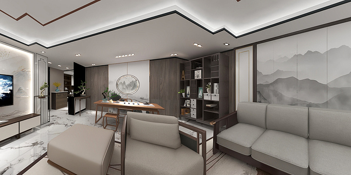 王德伟喽-古寨小区13-2-2701-装修设计方案