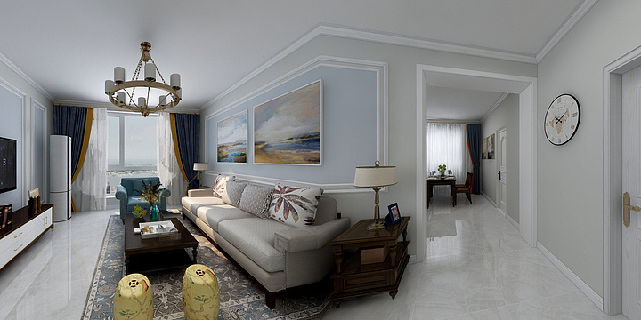 丶丶设计丶丶-蓝天楼李老师-简美-装修设计方案