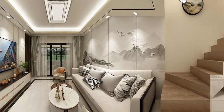 武汉维度装饰设计-环秀湖花园-装修设计方案