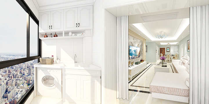 白色雨1-旺角翡翠公馆3#1507-改-装修设计方案