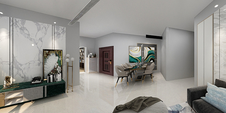 伊诺瓷砖蒙自-湖光雅苑1-1-1108-装修设计方案