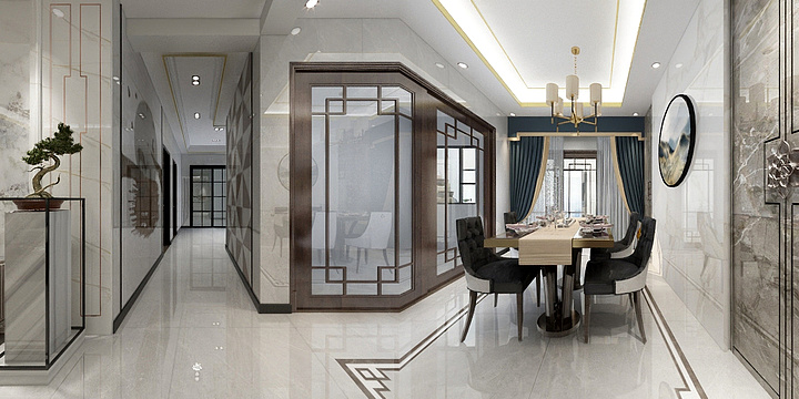 冯淑-幸福小镇2-2-602-装修设计方案