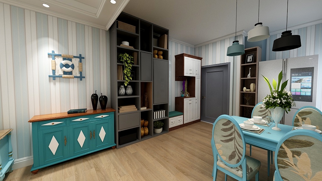 仿若毒刺-仿若毒刺小户型地中海式-装修设计方案