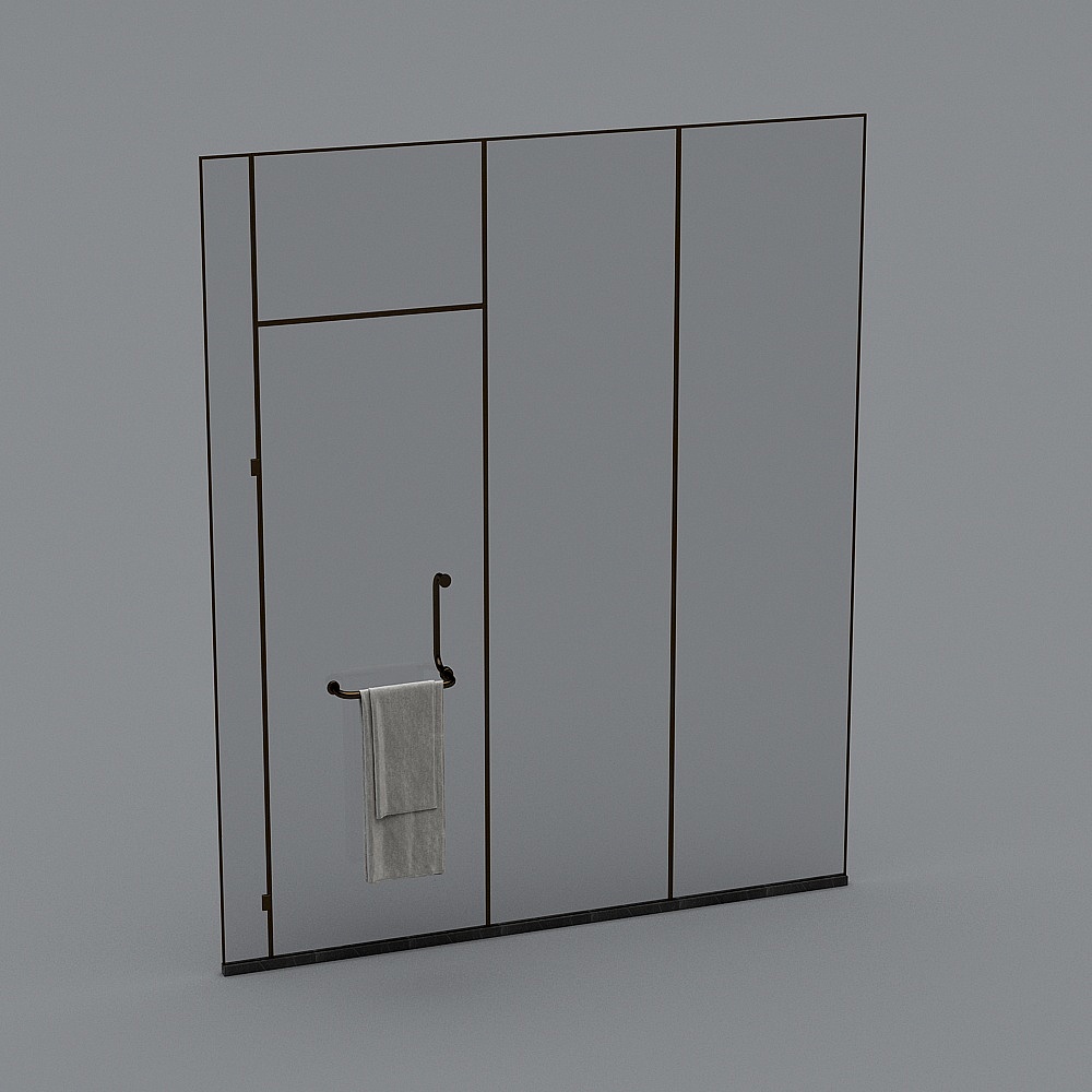 卫生间-淋浴房002-xs3D模型