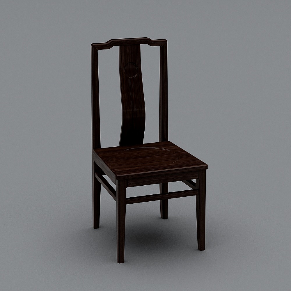 Z-CY01餐椅3D模型