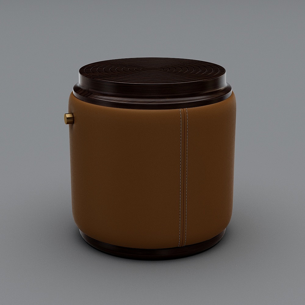 Z-T03圆凳3D模型
