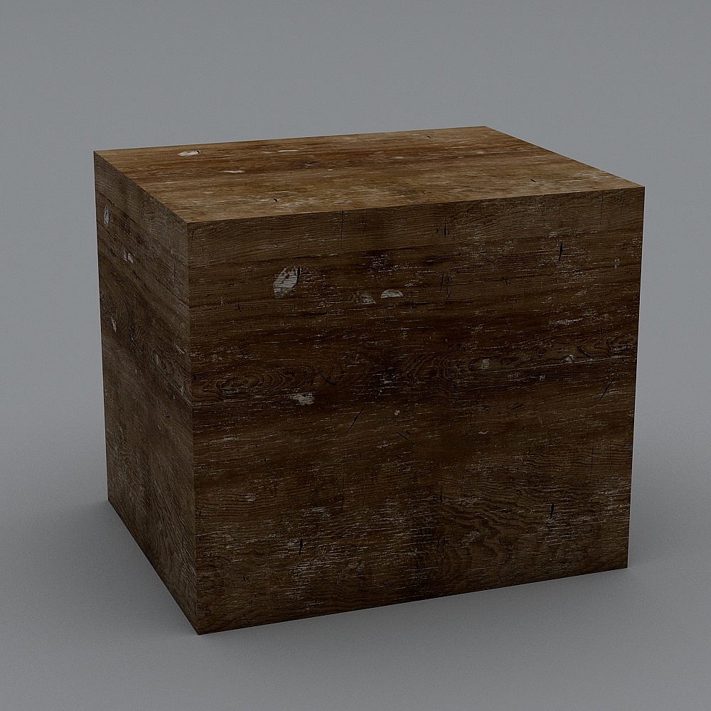 旧木头3D模型