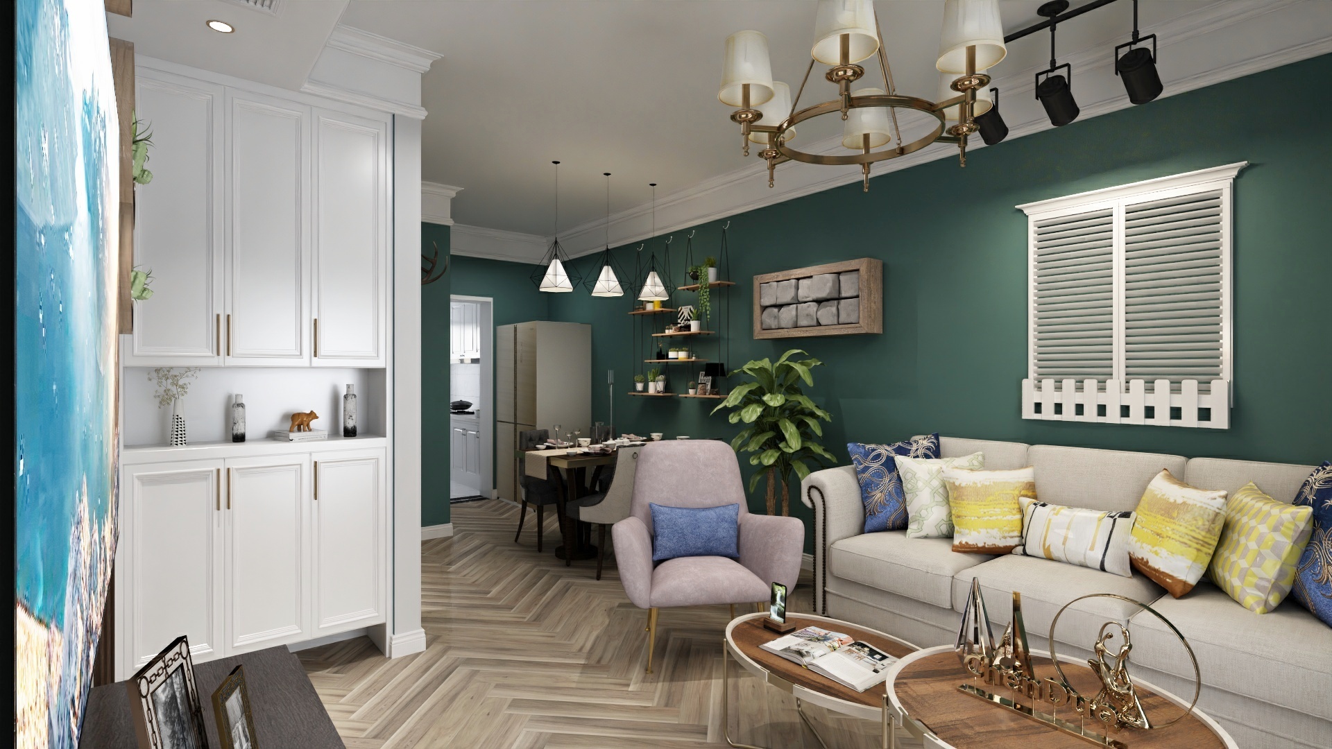 艺舍效果图表现-民宿混搭-装修设计方案