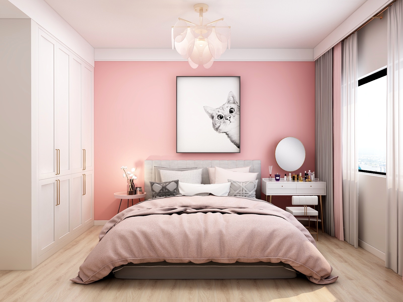 设计师洋子-德信海德公园83.00㎡A2’3室2厅1卫1厨-装修设计方案