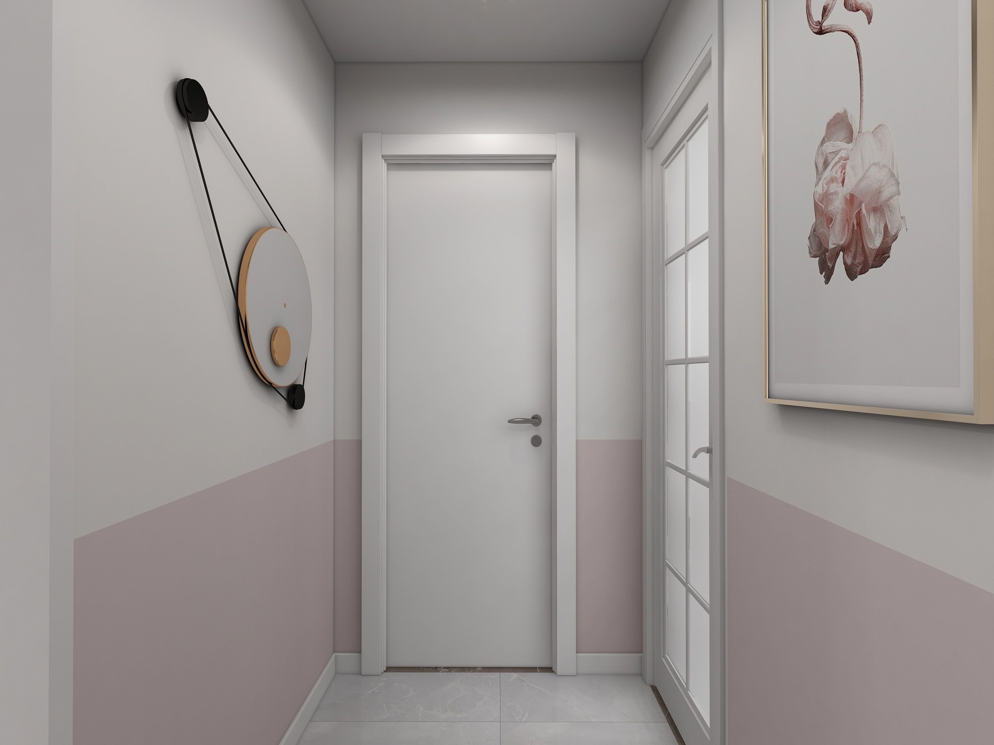 梦耀视觉设计-120平混搭三居室装修效果图