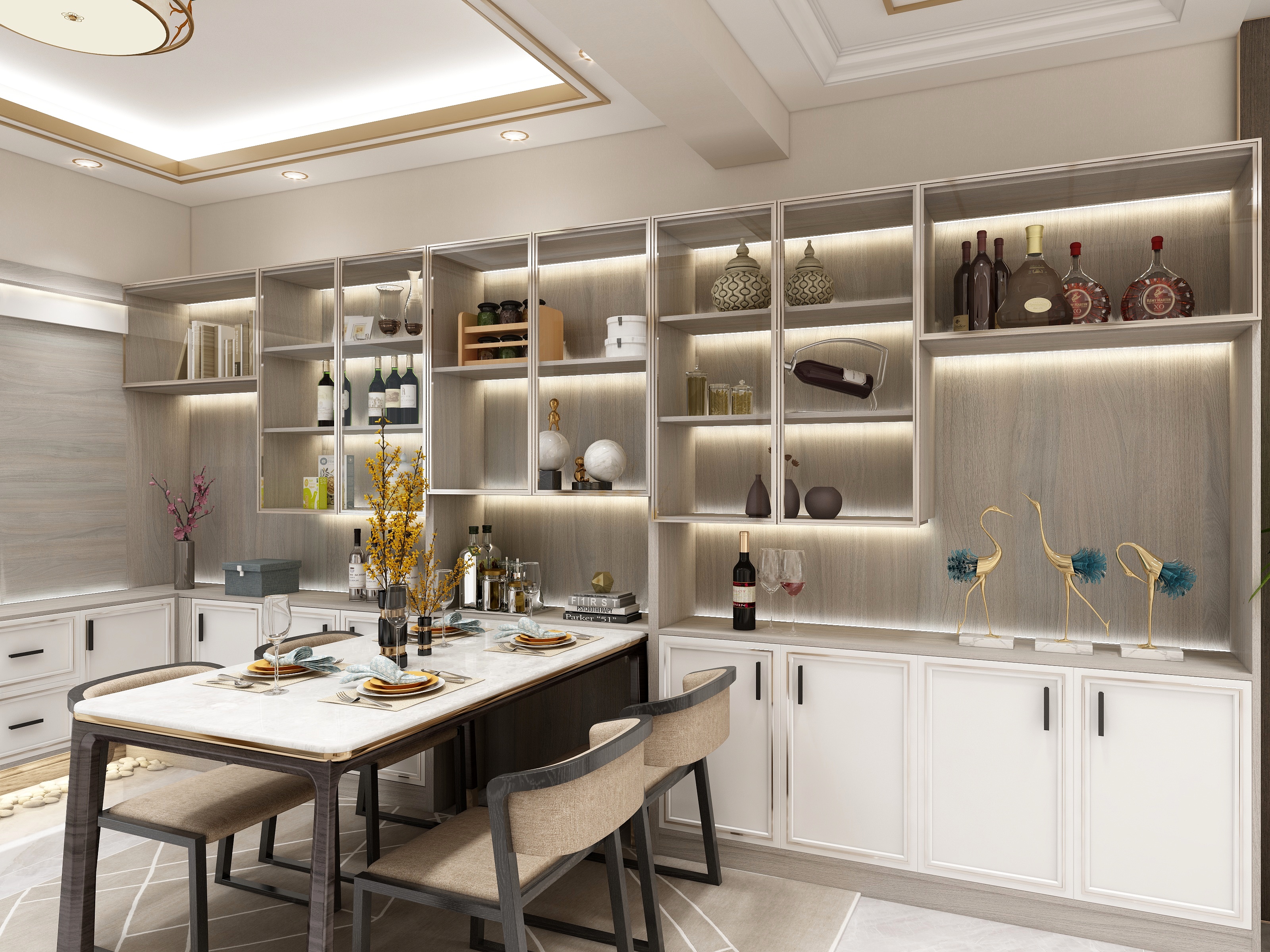 红尘一笑vopI-东方明珠样板间简洁大方-装修设计方案