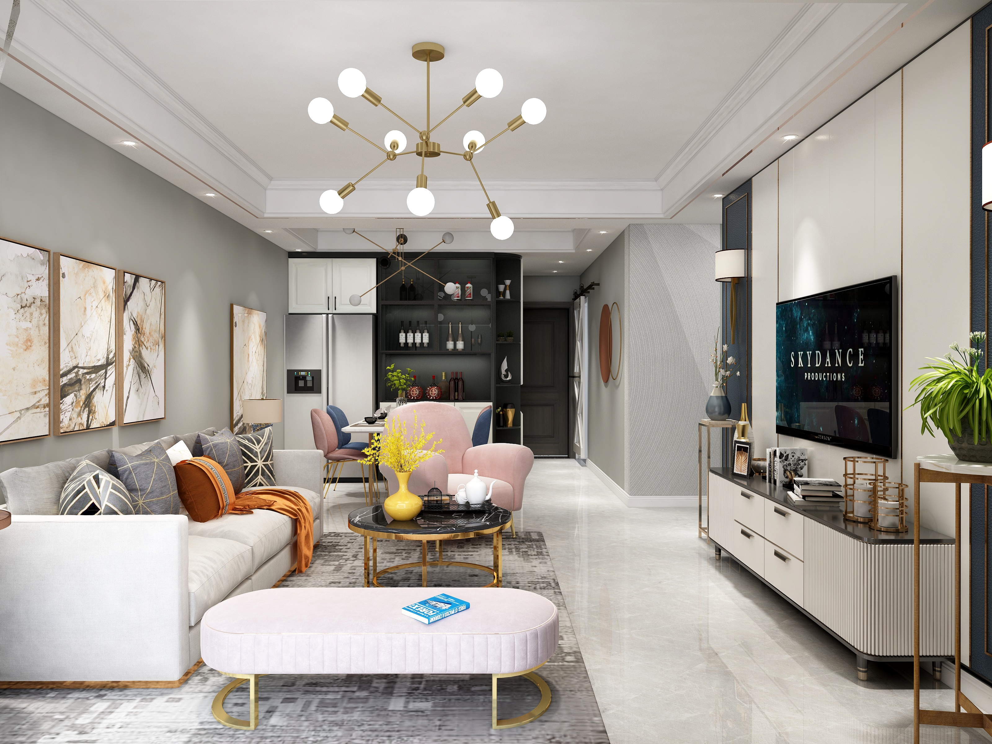 杨大俊-金碧秋浦26#2306张老师-装修设计方案