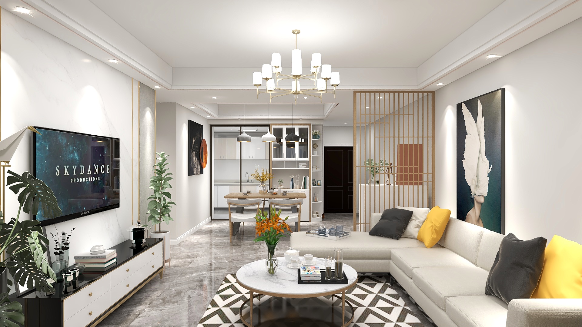 十三个桃子-红星时代效果图-装修设计方案