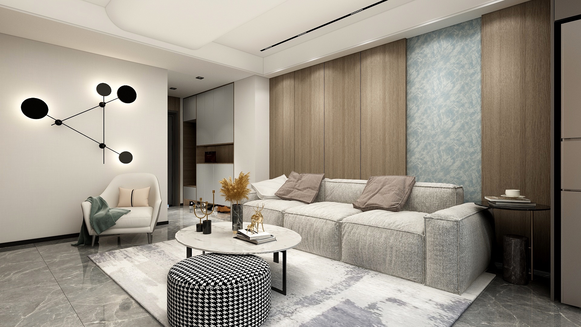 小熊某人-曹先生京山天地5#-2606-装修设计方案