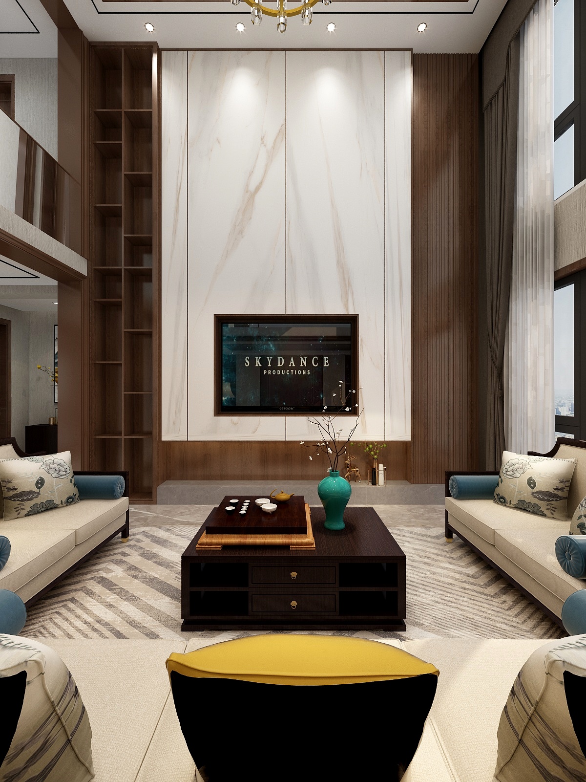 邯郸艺美装饰-新中式复式-副本-装修设计方案