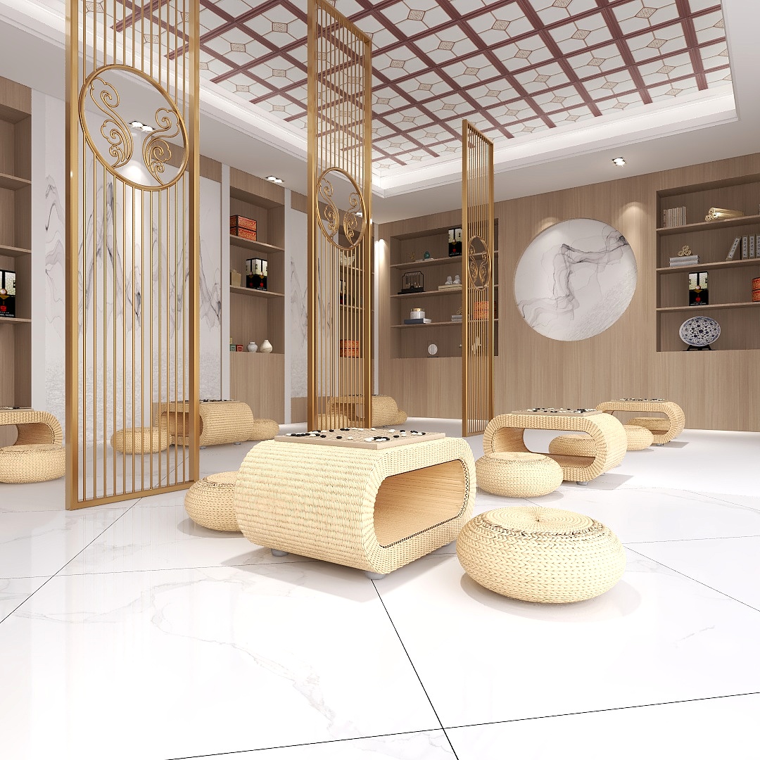 全景效果图向-茶艺-装修设计方案