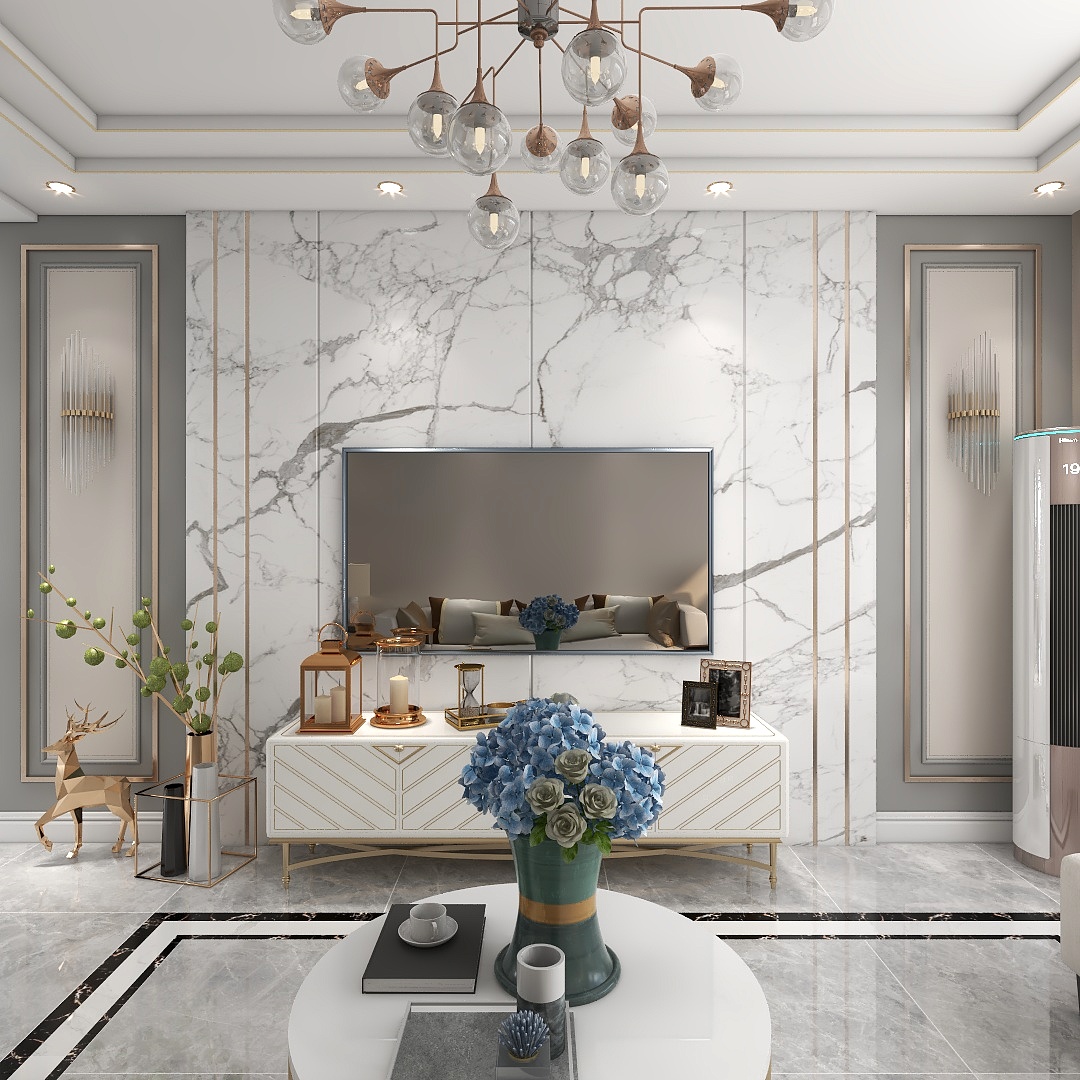 Miss予-9楼轻奢风-装修设计方案