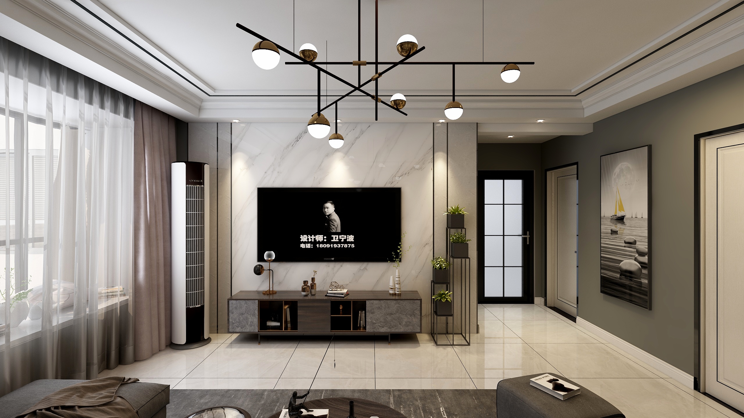 金石空间v卫宁波-铜煤菊花园改改-装修设计方案