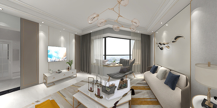 L木瞳-九州河畔108-装修设计方案