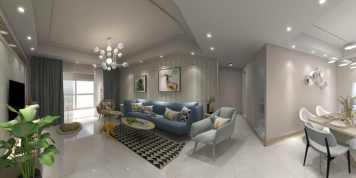 四川资阳廖姐-考核户型-装修设计方案